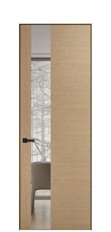 Дверь межкомнатная Ветро 14 Цвет Дюна 1050C Покрытие ШПОН Мультишпон Наличник Скрытый короб золото Цена 18301