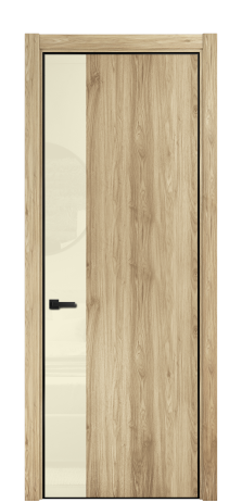 Дверь межкомнатная Ветро 19 Цвет Орех светлый Покрытие ПВХ ПОД ДЕРЕВО Наличник L 75 Цена 40899