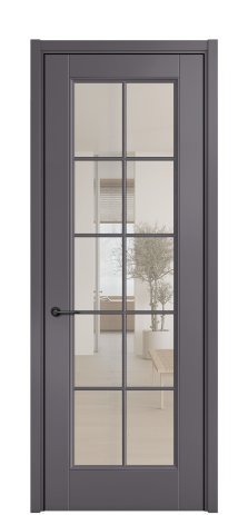 Дверь межкомнатная Сиена 10 Цвет Фиолетовый Покрытие ЭМАЛИ Эмаль Наличник L 50 Цена 53268