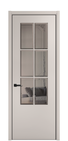Дверь межкомнатная Амелия 8 DGO Цвет Дымчатый Покрытие ЭМАЛИ Эмаль Наличник  L 50 Цена 76123