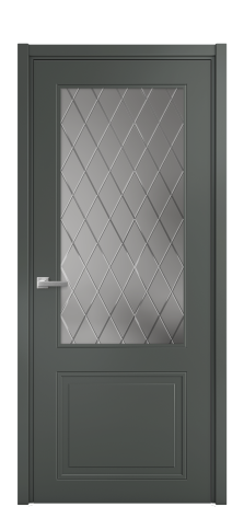 Дверь межкомнатная Страйп 2 Цвет Пихтовый Покрытие Эмаль  Наличник L 50 Цена 49368
